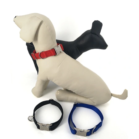 Factory direct sales of pet nylon collars, pet reflective collars, dog collars with metal clasps, high-end dog collars Factory direct sales of pet nylon collars, pet reflective collars, dog collars with metal clasps, high-end dog collars